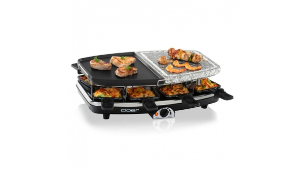 Raclettegrill met Natuursteen 1200W