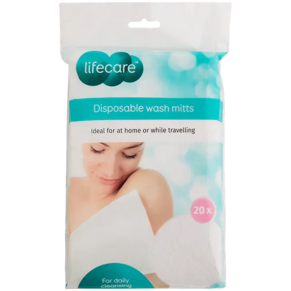 Lifecare wegwerpwashandjes 20 stuks