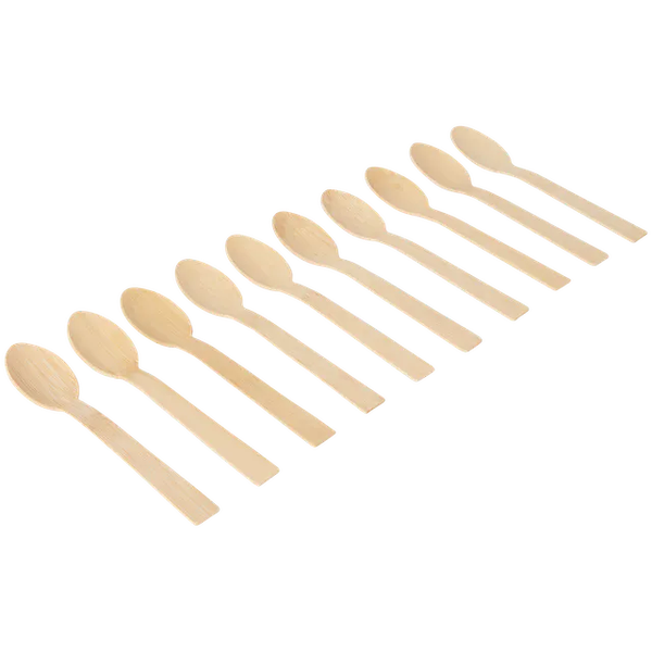 Bamboe lepels 10 stuks