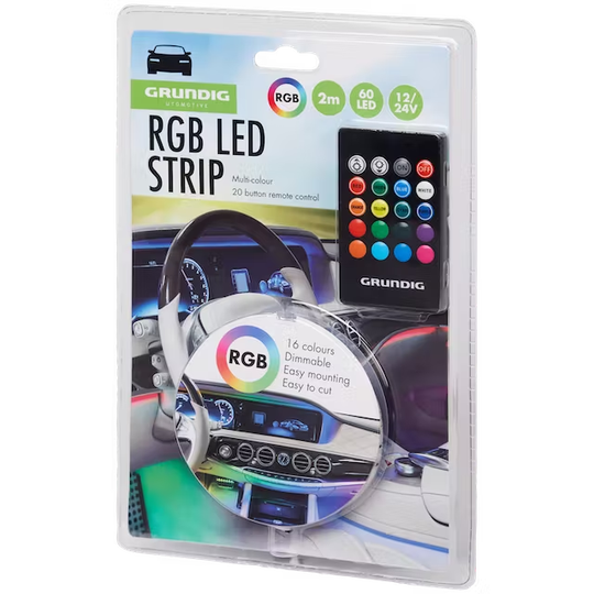 Ledstrip met afstandsbediening 60 ledlampjes | 2 meter