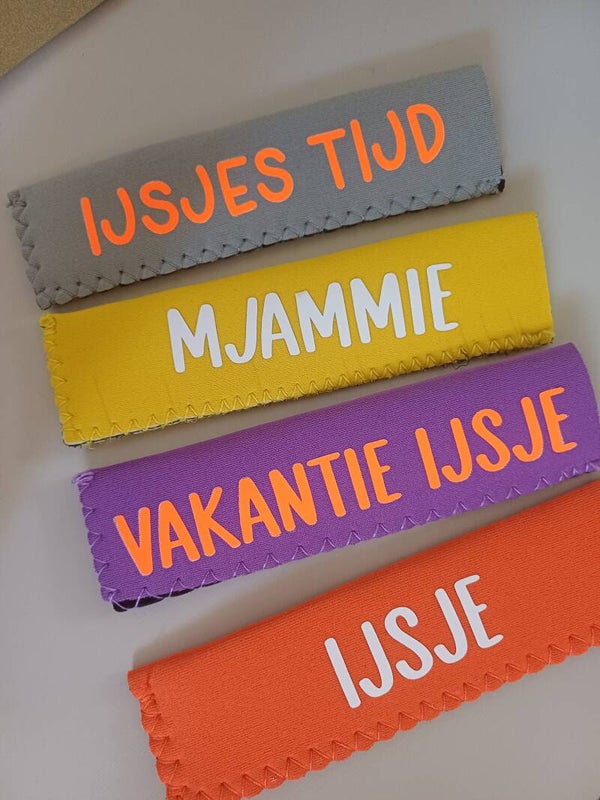 ijslollyhouder diverse teksten