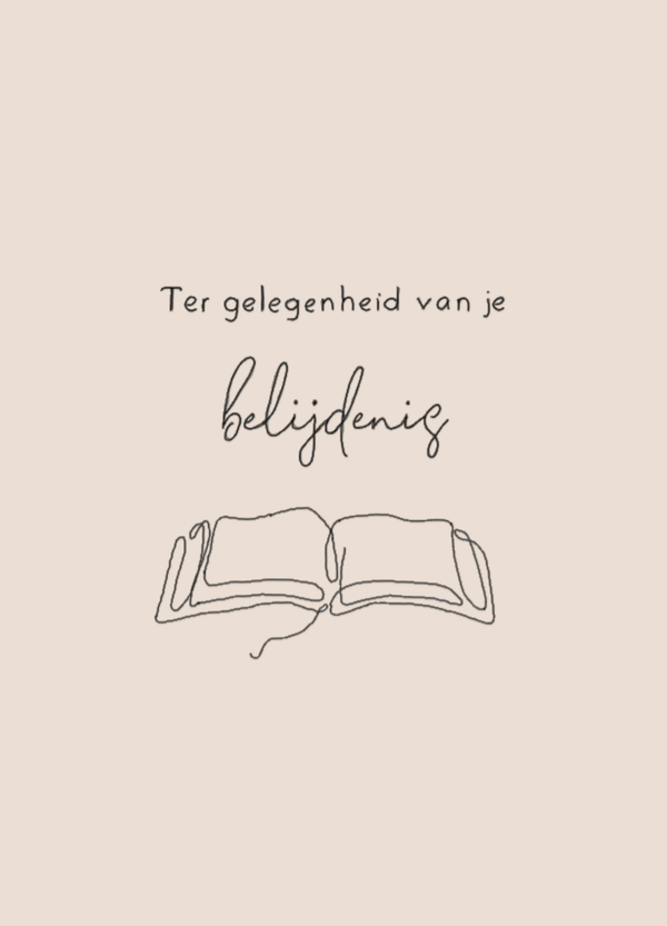 Dubbele kaart "ter gelegenheid van "