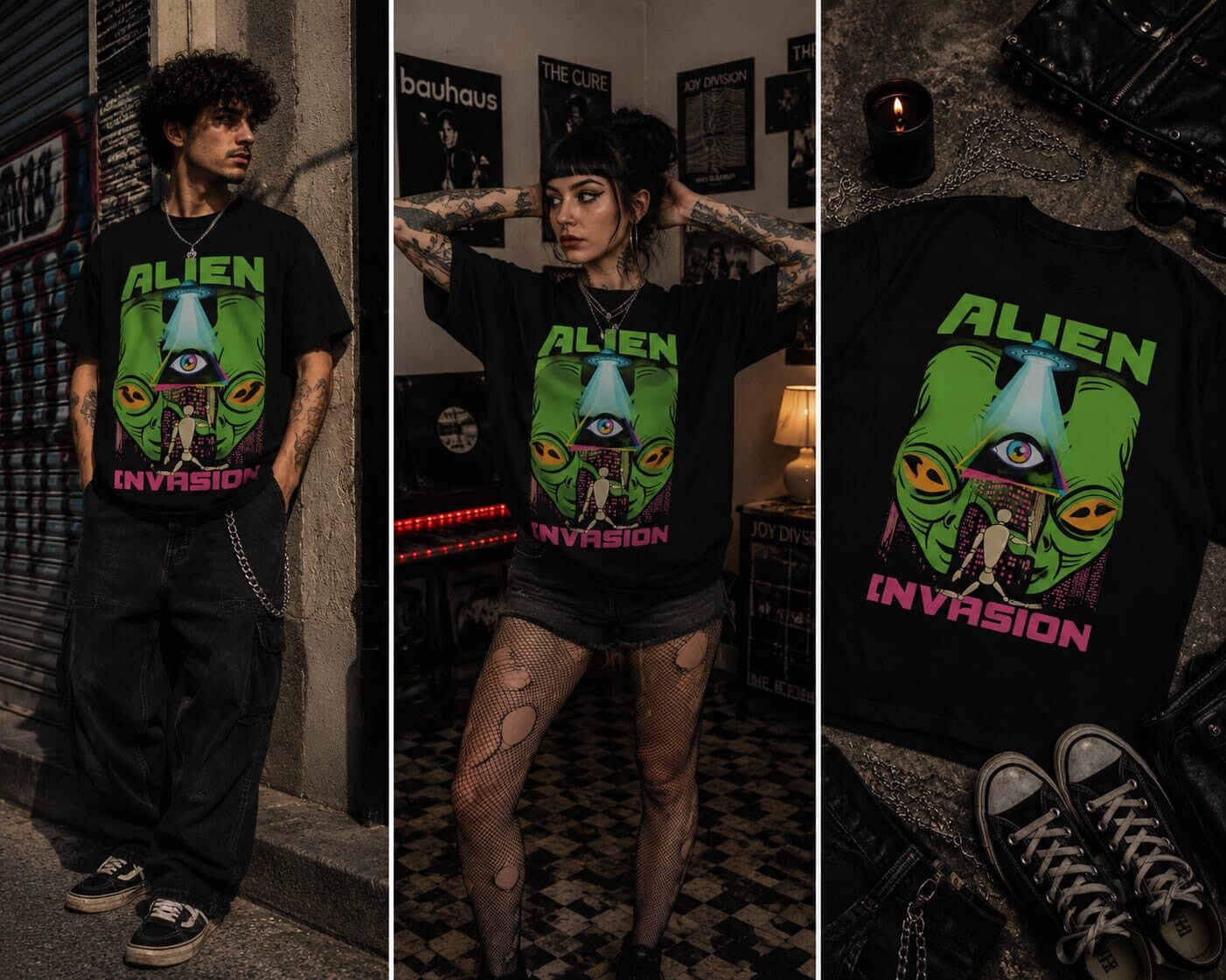 Alien invasion / Oversized unisexe
