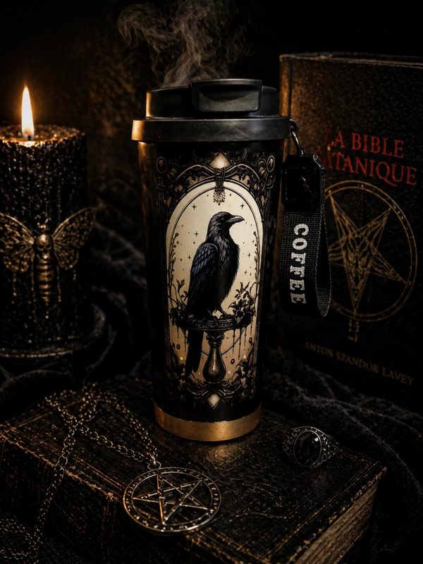 Travel cup corbeau