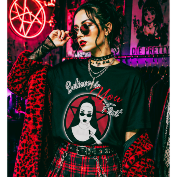 believe in you first / oversized unisexe