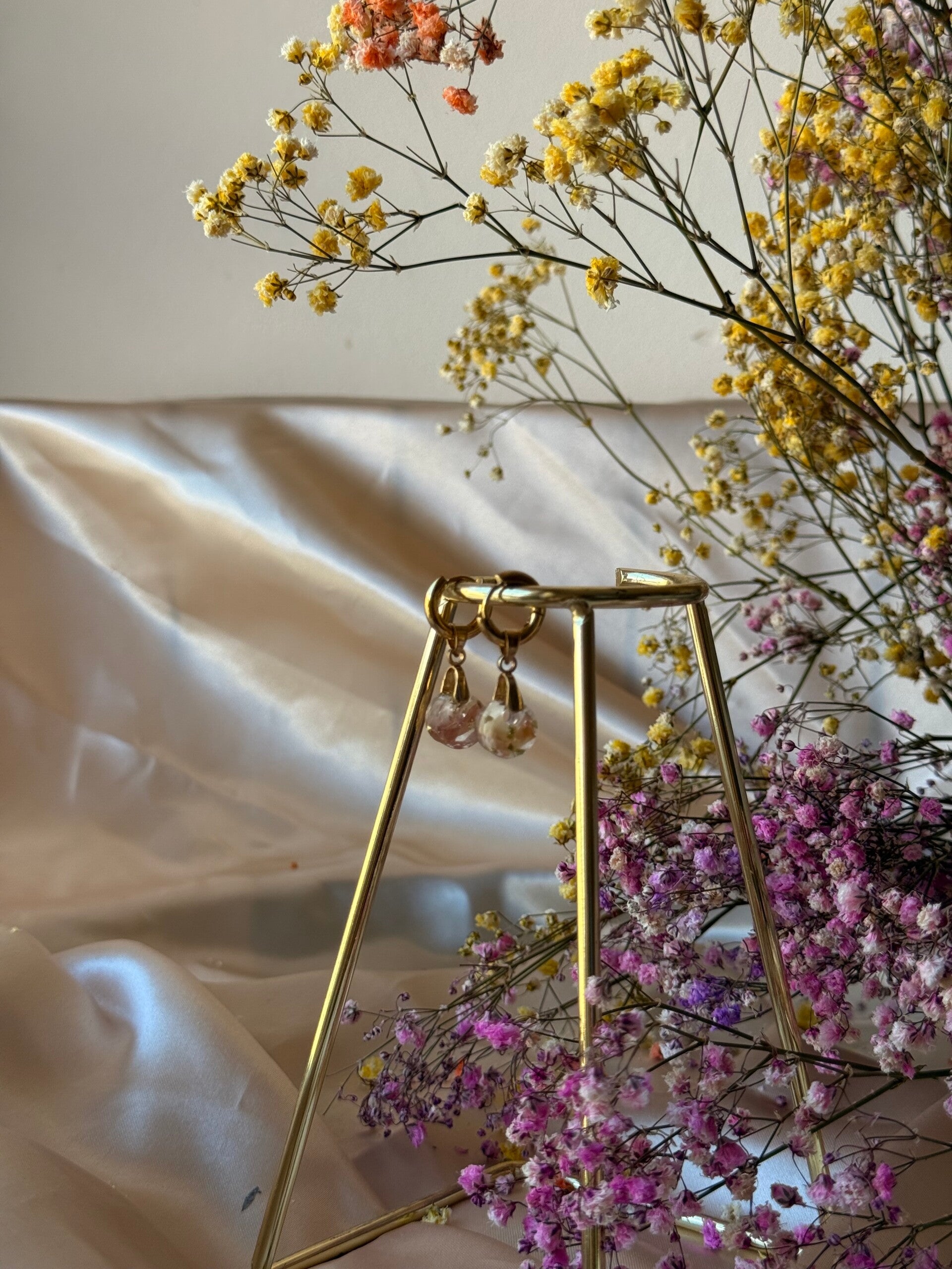 Pendientes Charm Geranio