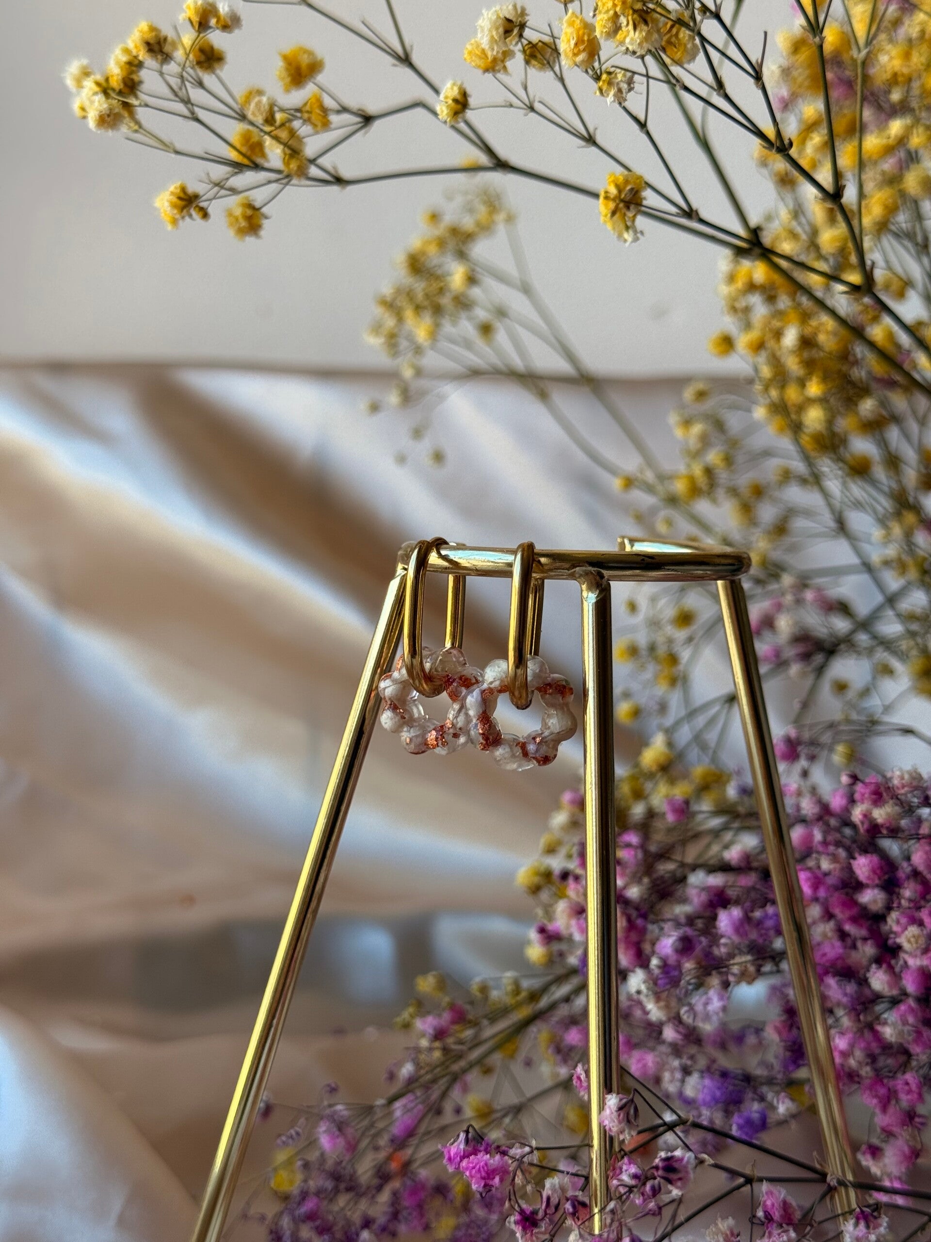 Pendientes Flor Margarita