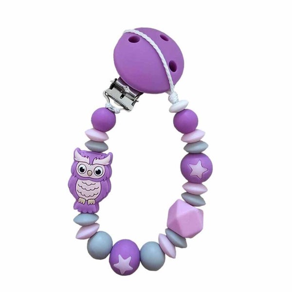 Nuggichetteli Eule lila