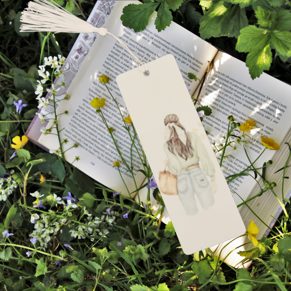Sublimated Double-sided Metal Bookmark