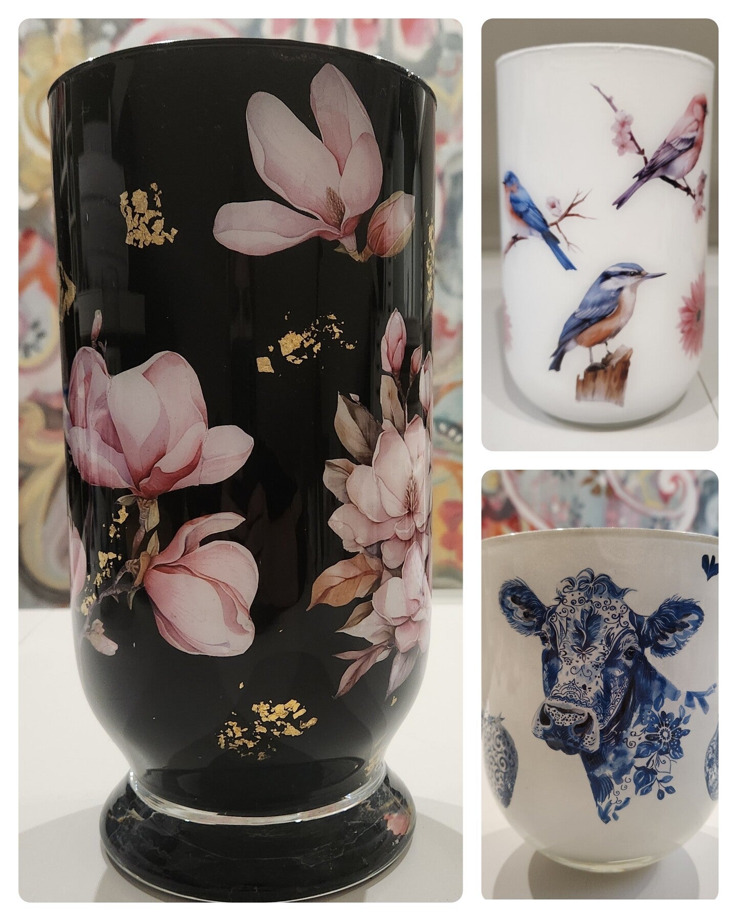 Workshop Reversed Decoupage vaas (groot)