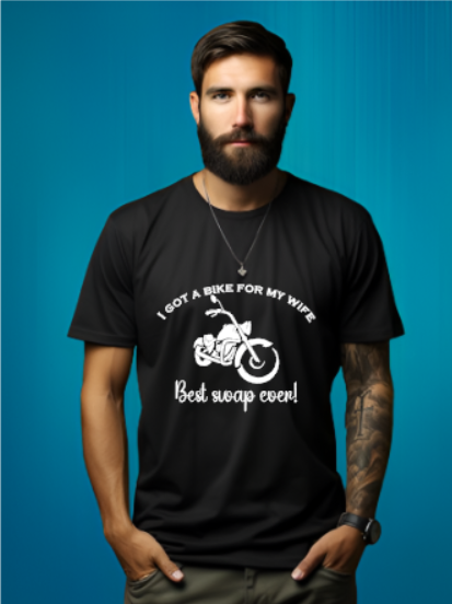 Bike for wife  T shirt