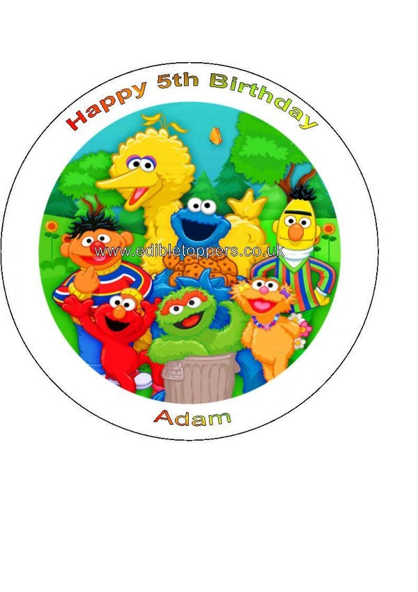 Sesame Street icing sheet topper 7.5
