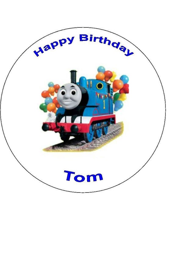 Thomas the tank engine icing sheet topper 7.5 personalised