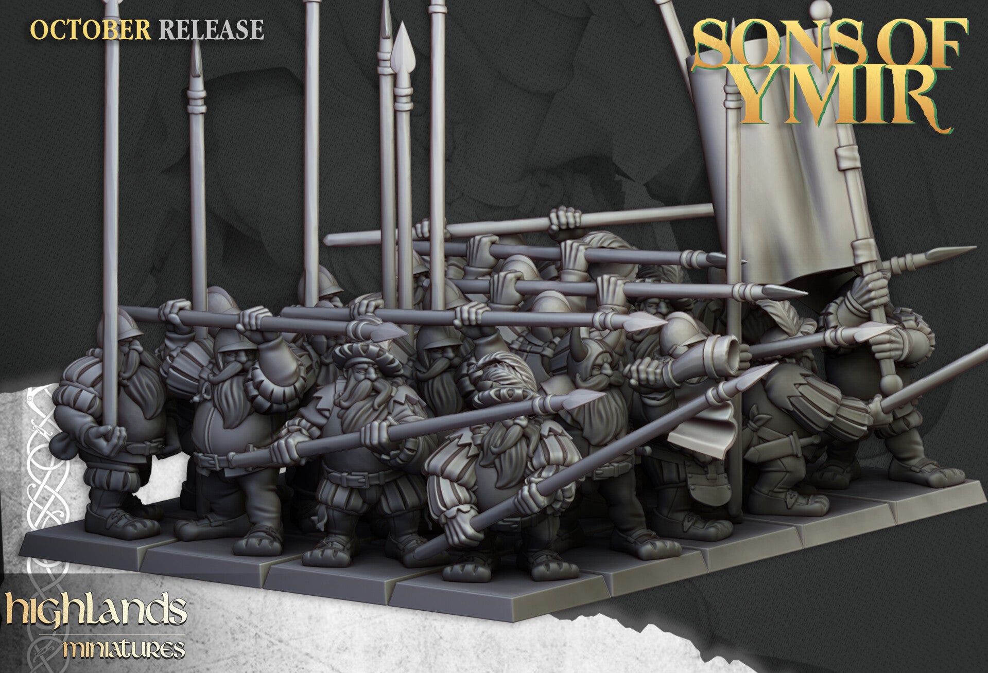 Dwarf Pikemen Unit - Dwarven holds