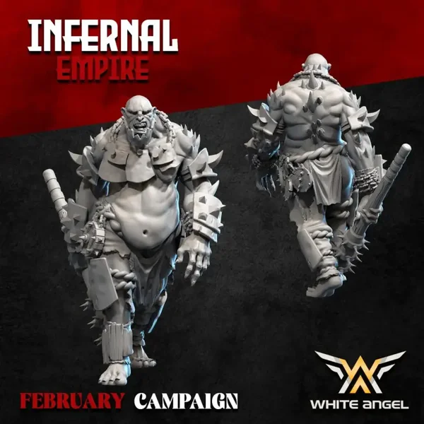 Infernal giant on attack - Nains infernaux