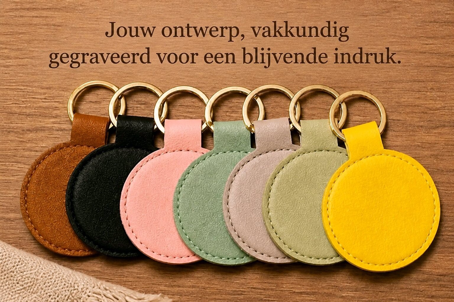 Sleutelhanger in verschillende kleuren