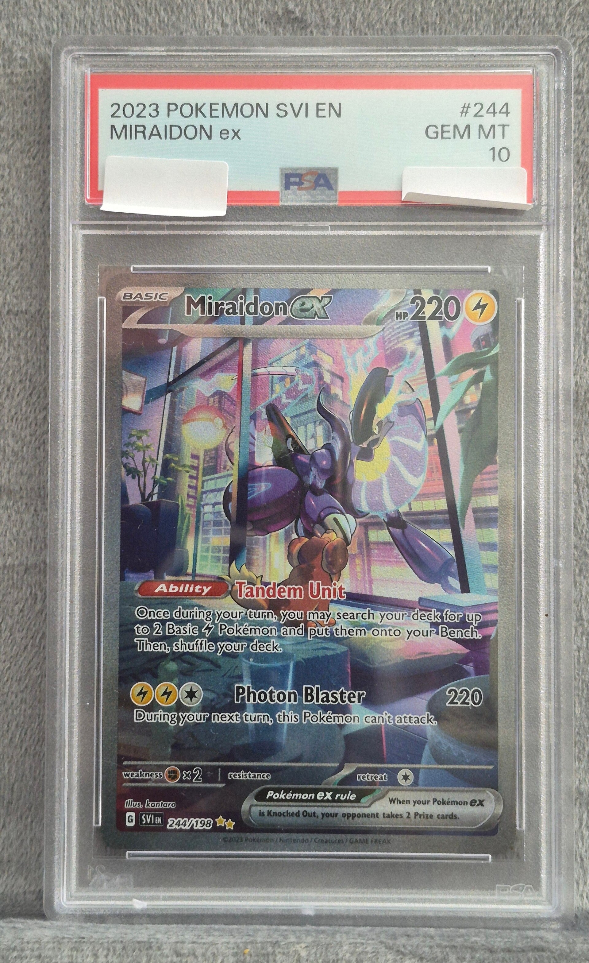 Miraidon ex #244 – PSA 10 Gem Mint