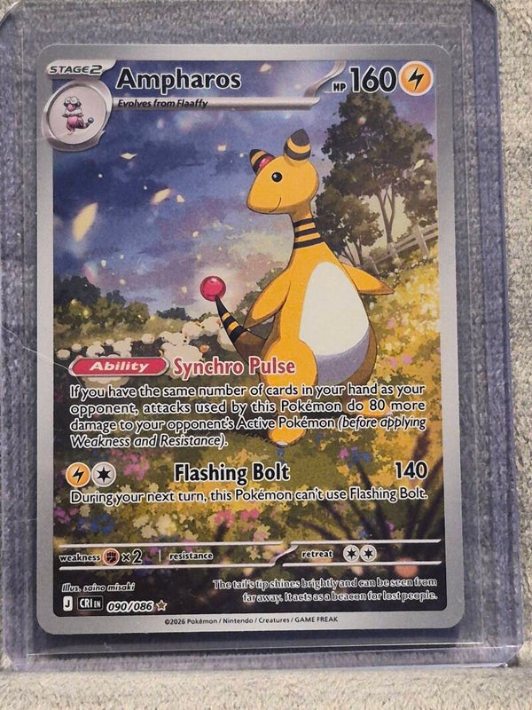 Ampharos 090/086 Secret Rare