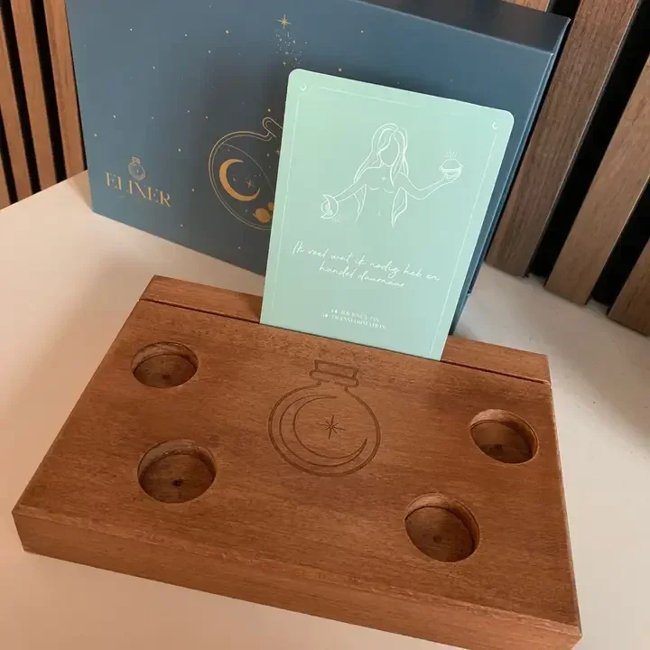 Elixer kaart / olie / edelsteen houder