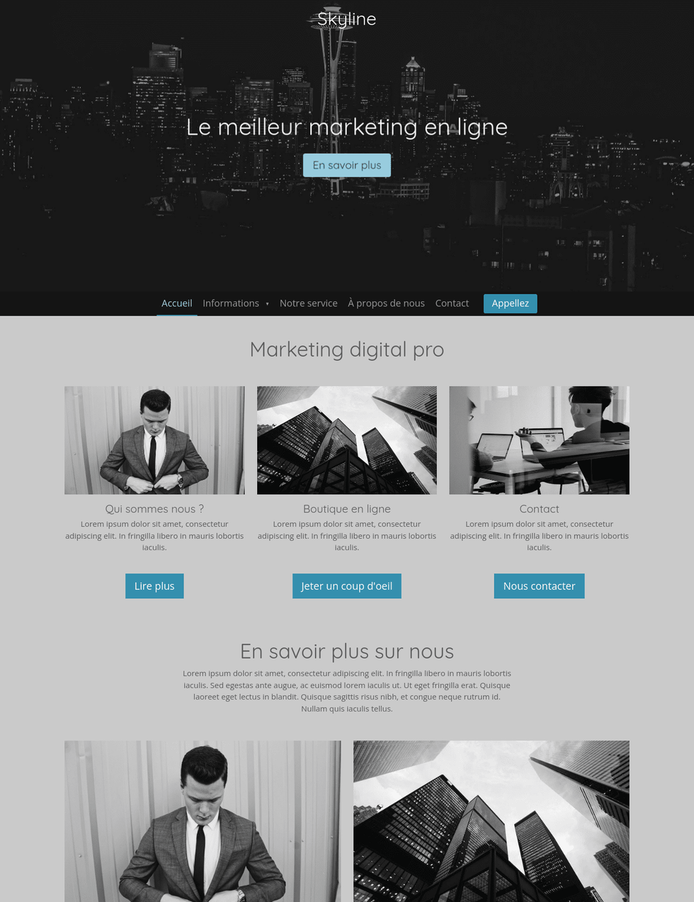 Templates Webador.fr Webador