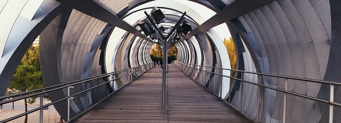 Treinreis-spanje-Madrid-uitzicht-Arganzuela-loopbrug