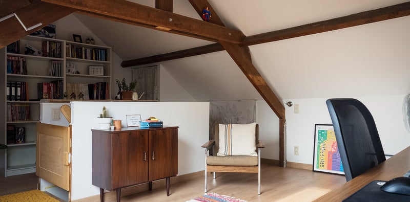 Dachboden vollmöbliert , Ordnung und Organisation