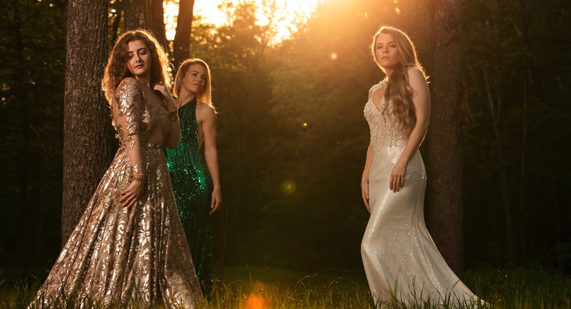 chicas prom dresses Chicas Evening Gown J008 Moreno's Wear
